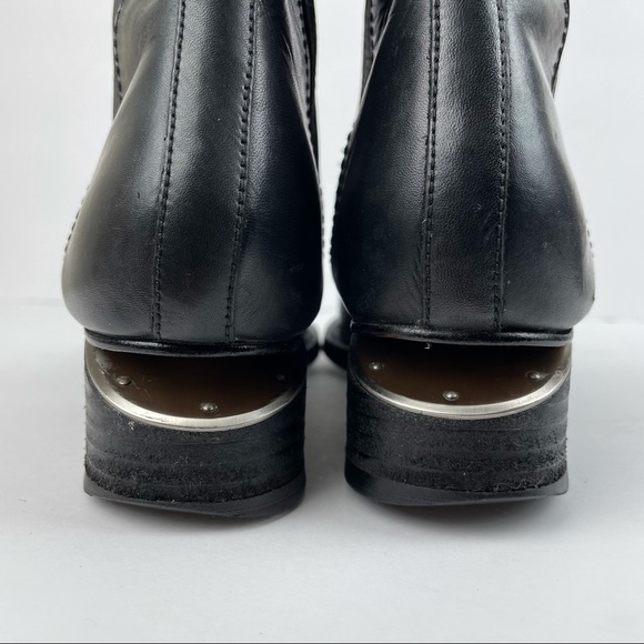 Alexander Wang Anouck Leather Ankle Boots - Picture 9 of 16